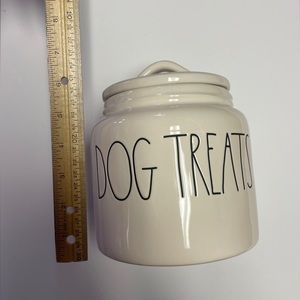 Dog Treats Rae Dunn Jar dog cookie jar